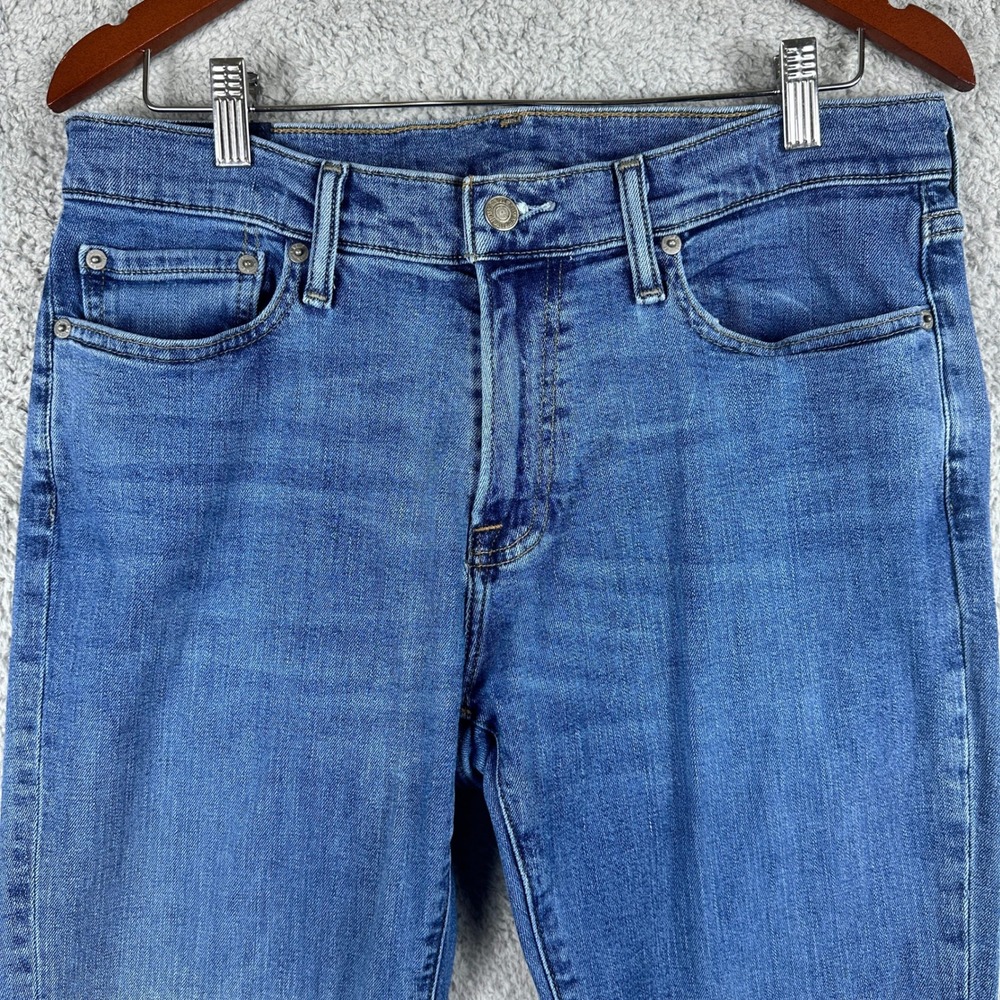 Abercrombie & Fitch Rustin Athletic Slim Mens Jeans 32x30 Blue Stretch Preppy - Picture 5 of 13